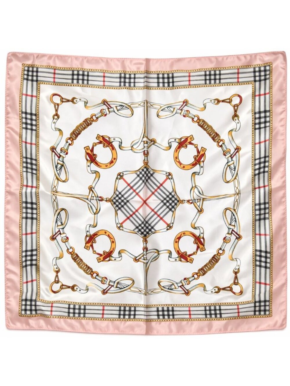 Blush Pink Equestrian Satin Scarf 20x20 Neck Hair Head Wrap